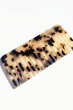 Load image into Gallery viewer, JOSHICA BEAUTY monogramed Tortoise Shell Wide Tooth Comb