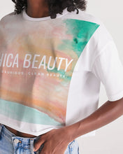 Load image into Gallery viewer, JOSHICA BEAUTY Lounge Cropped Tee