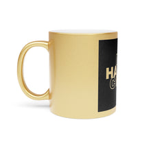 Load image into Gallery viewer, My Hair My Crown Metallic Mug — Colorful Typography Coffee Cup

