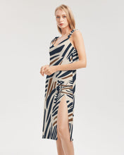 Load image into Gallery viewer, Women&#39;s Tie Strap Split Dress
